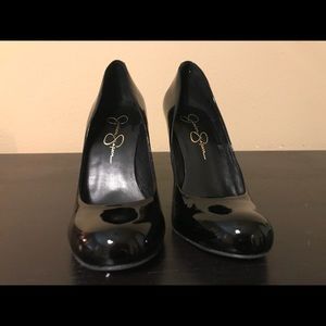 Jessica Simpson Heels JS-Calie Black Patent 7M